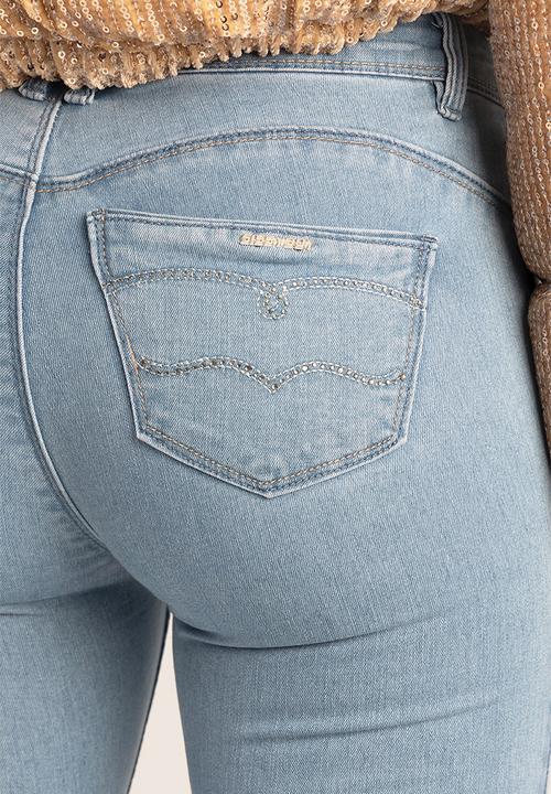 SISSY BOY - Summer days: axel skinny with bling profile  - light vintage