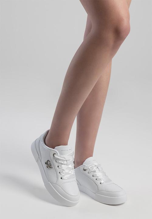 SISSY BOY - Embossed sneaker - white