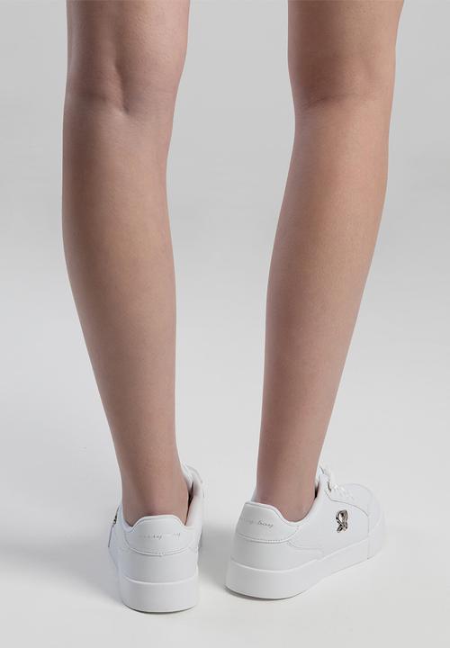 SISSY BOY - Embossed sneaker - white