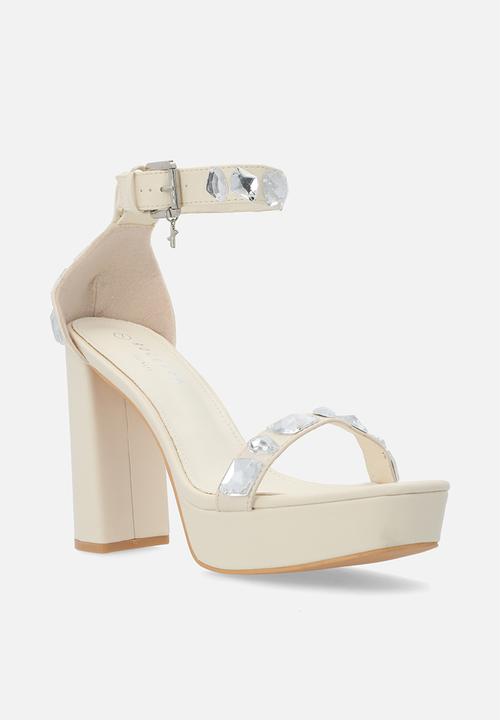 Rock & Co - London 1 platform heel - bone