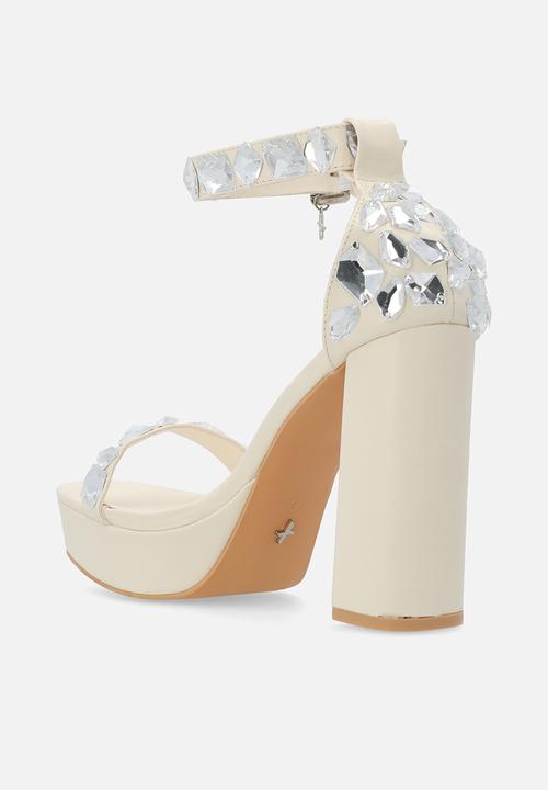 Rock & Co - London 1 platform heel - bone