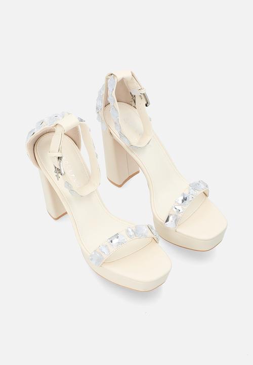 Rock & Co - London 1 platform heel - bone
