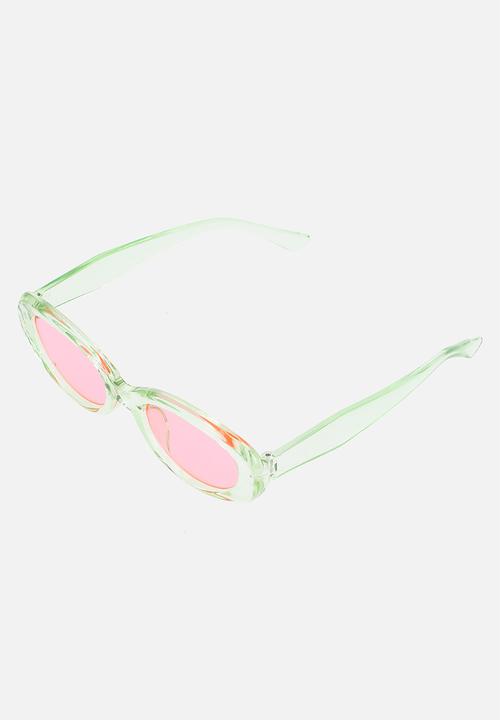 Superbalist - Dani oval sunglasses - green
