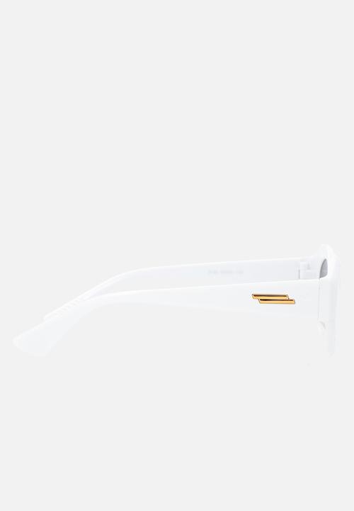 Superbalist - Hanna oval sunglasses-white