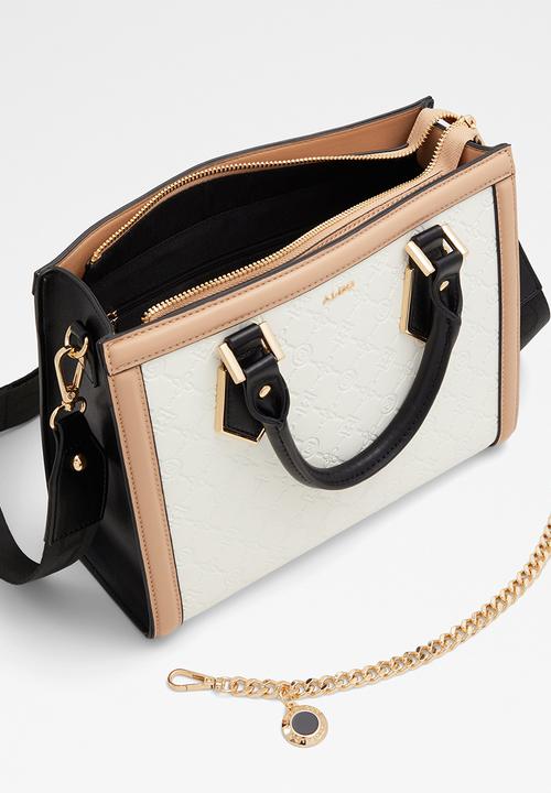 ALDO - Mondiane top handle bag - black multi