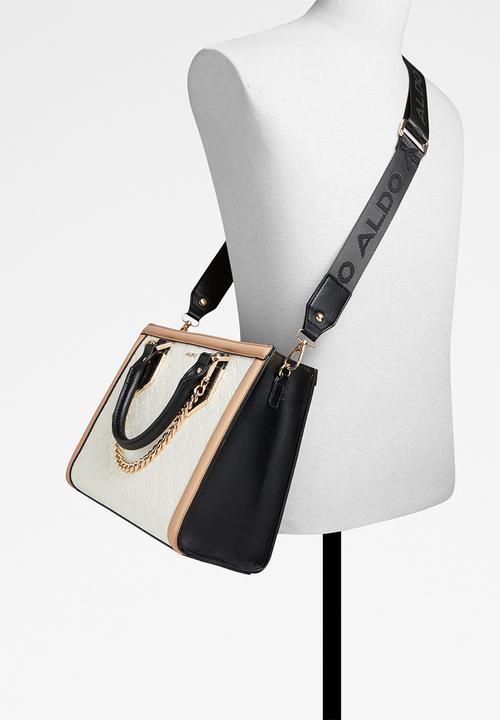 ALDO - Mondiane top handle bag - black multi