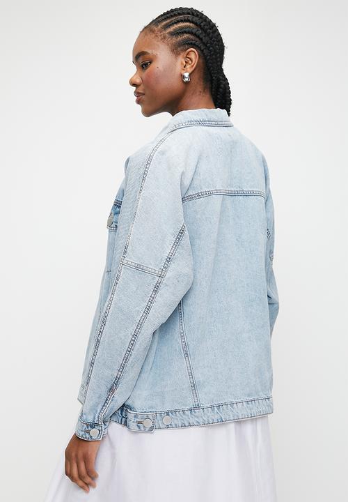 Superbalist - Denim trucker jacket - mid blue