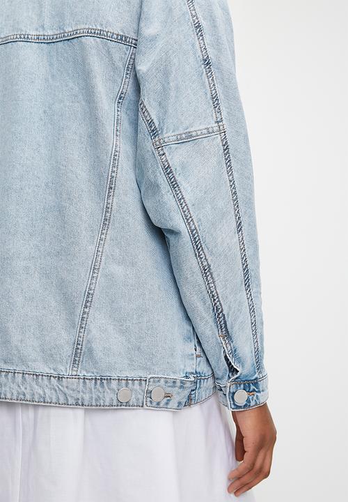 Superbalist - Denim trucker jacket - mid blue