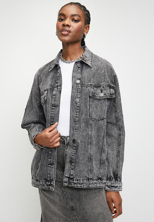 Superbalist - Denim trucker jacket - sulphur black