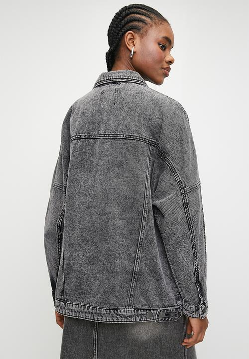 Superbalist - Denim trucker jacket - sulphur black