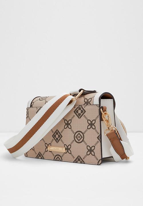 ALDO - Travelly crossbody bag - brown overflow