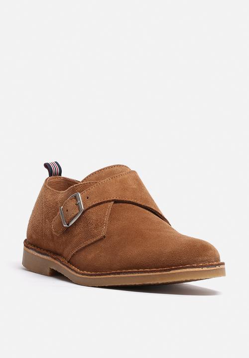 Selected Homme - Royce Light Suede Monk Shoe