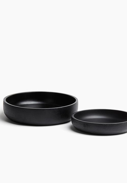 H&M - Mango wood serving bowl - black