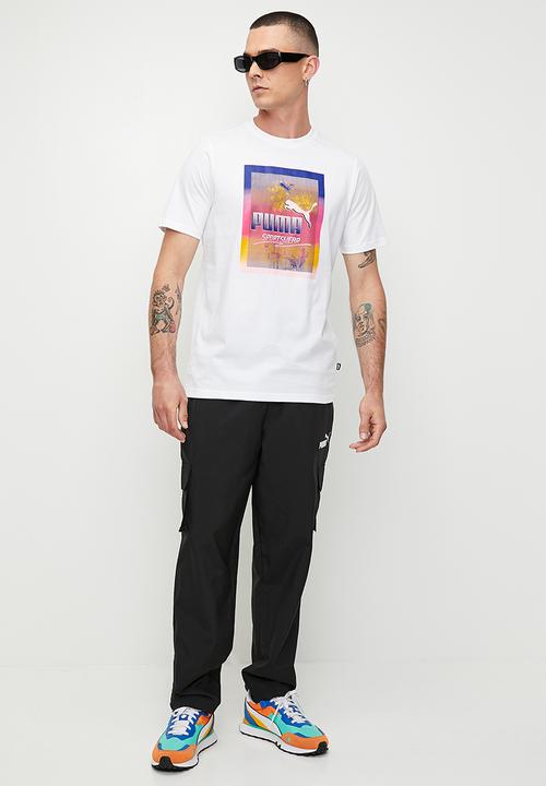 PUMA - Graphics Photoprint Tee M - Puma White