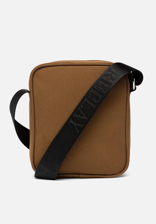 Replay - Polyester Oxford Cross Body Bag - Lt Brown Smoke