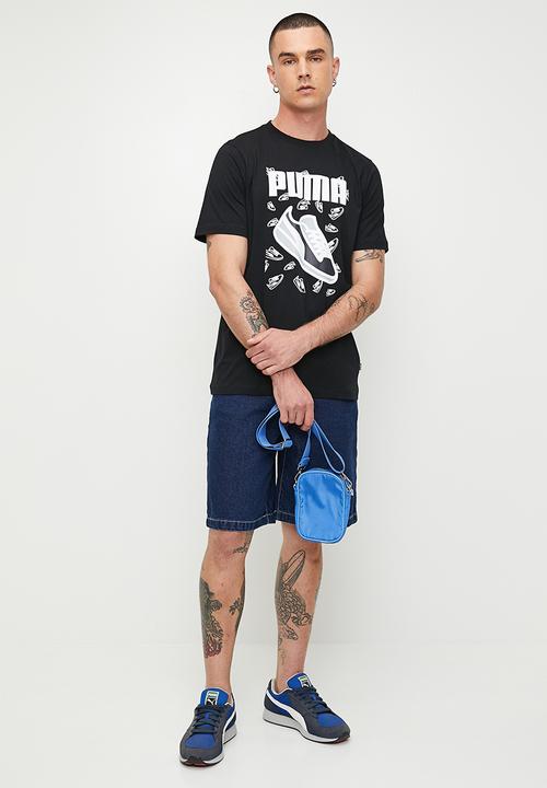 PUMA - Graphics Sneaker Tee - Puma Black