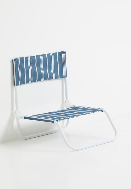 H&S - Folding beach chair - Blue