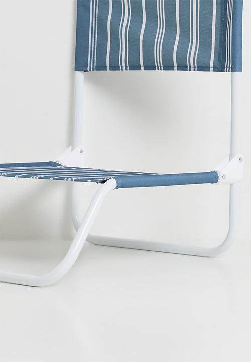 H&S - Folding beach chair - Blue