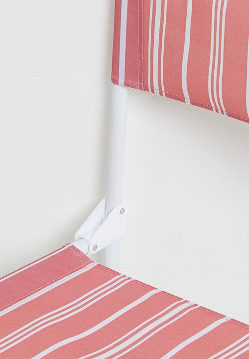 H&S - Folding beach chair - Red