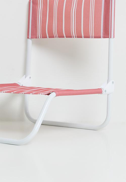H&S - Folding beach chair - Red