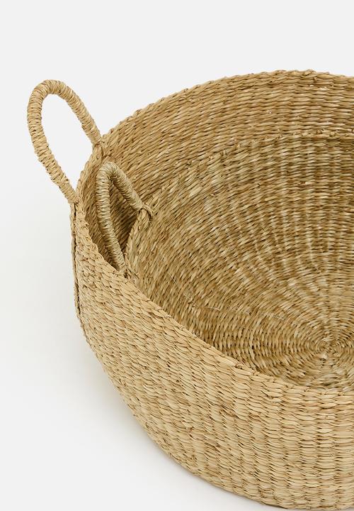 H&S - Plump basket set of 2 - natural