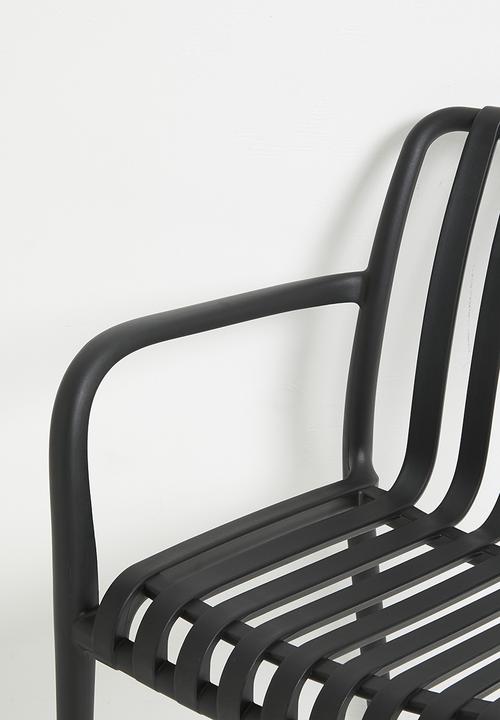 H&S - Siela Garden Armchair - black