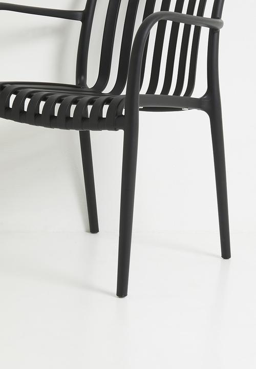 H&S - Siela Garden Armchair - black