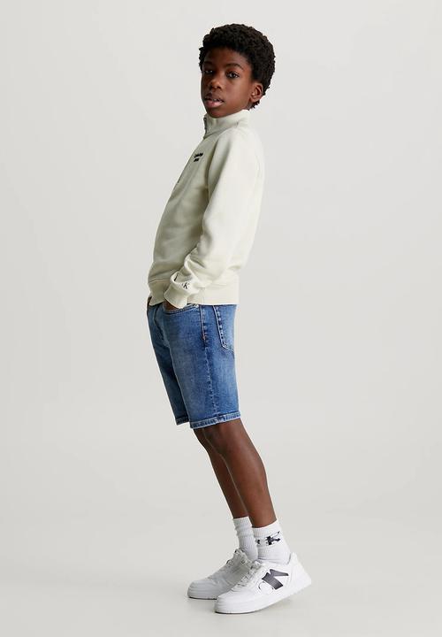 Calvin Klein - Ckjk reg ess serene blue denim shorts kids - essential serene blue