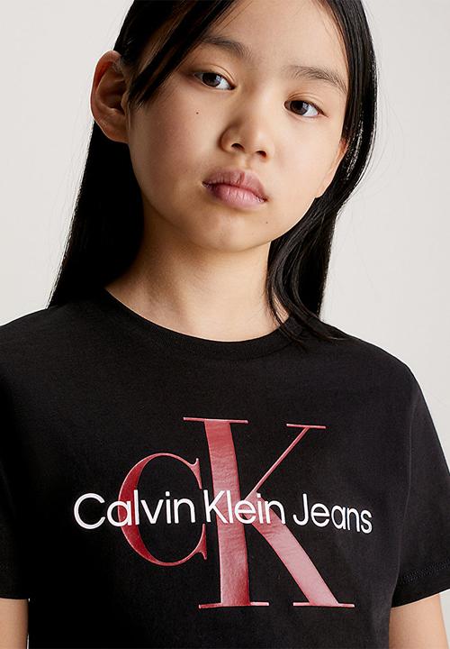 Calvin Klein - Ckjk ck monogram short sleeve T-shirt kids - ck black