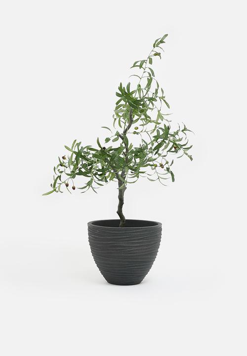 H&S - Silhouette planter - Black