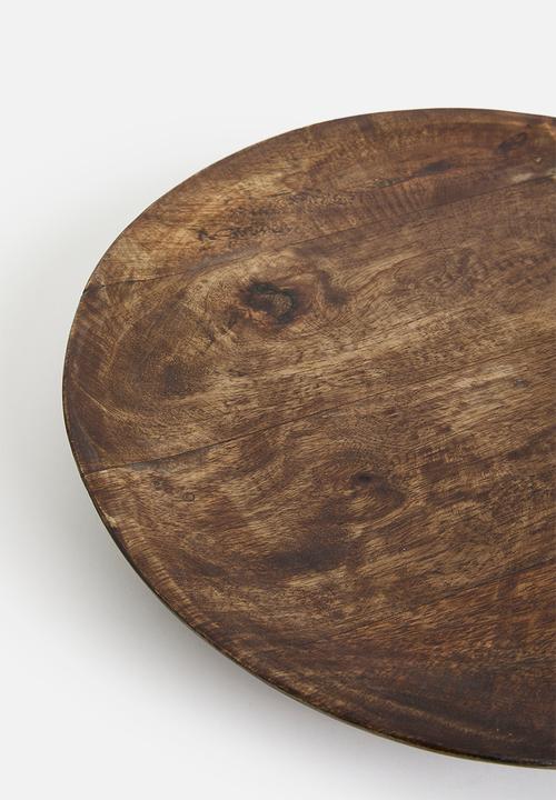 Excellent Houseware - Sima wooden serving board - Natural