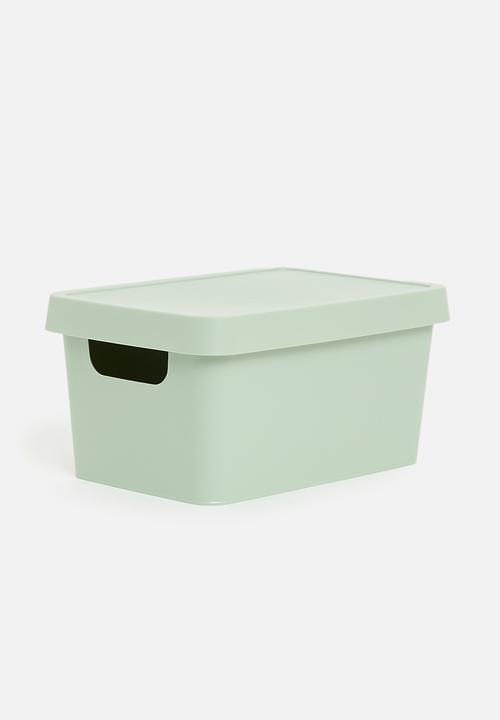 Storage Solutions - Stack storage box w lid - Green