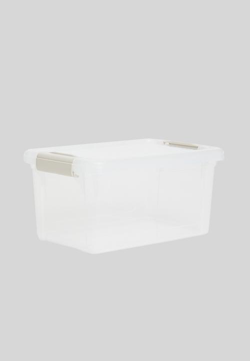 Storage Solutions - Storage box w lid - Clear 