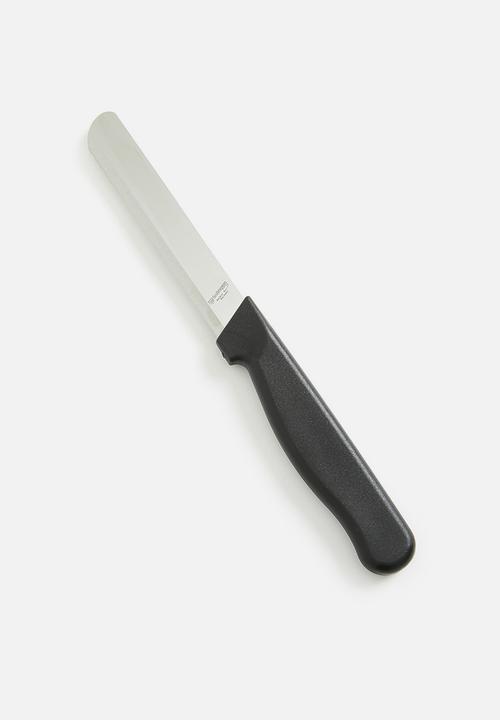 Klever - Klever AVA Sandwich Spreader with Serrated Blade 10cm - Black