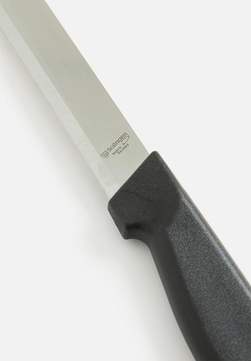 Klever - Klever AVA Sandwich Spreader with Serrated Blade 10cm - Black
