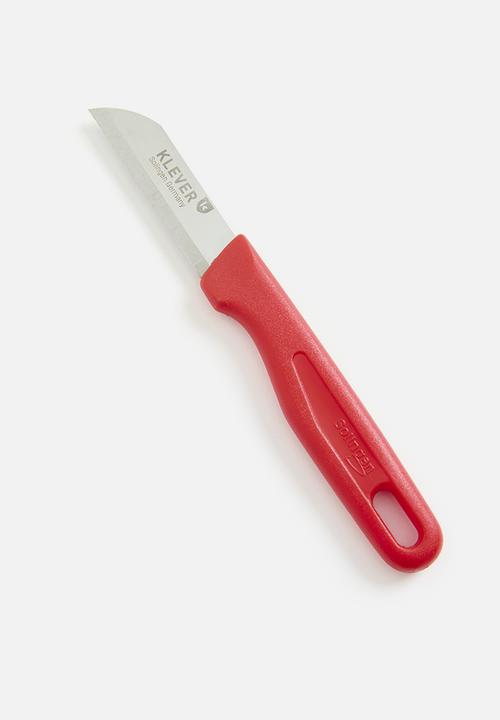 Klever - Klever Solingen Vegetable Knife, Straight Edge 6cm Blade - Red