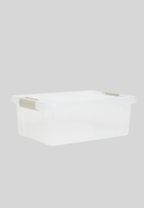 Storage Solutions - Storage box w lid - Clear