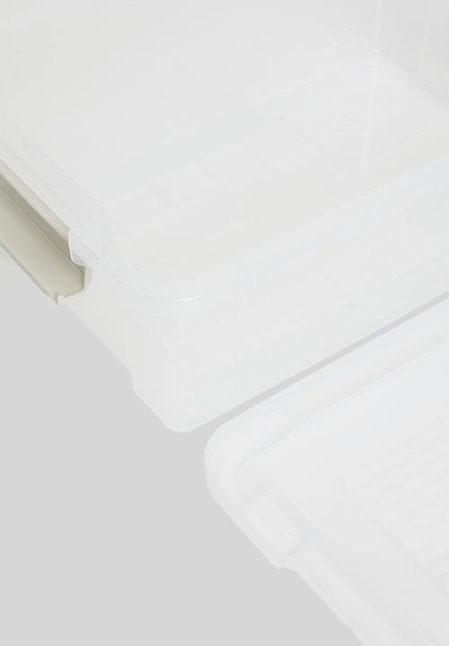 Storage Solutions - Storage box w lid - Clear