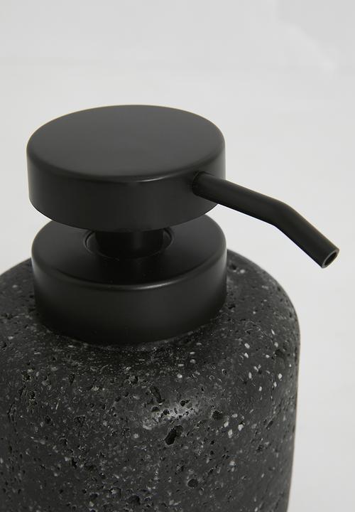 Sixth Floor - Terazzo Soap Dispenser - Black