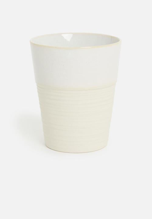 Excellent Houseware - Capa mugs set of 4 - white
