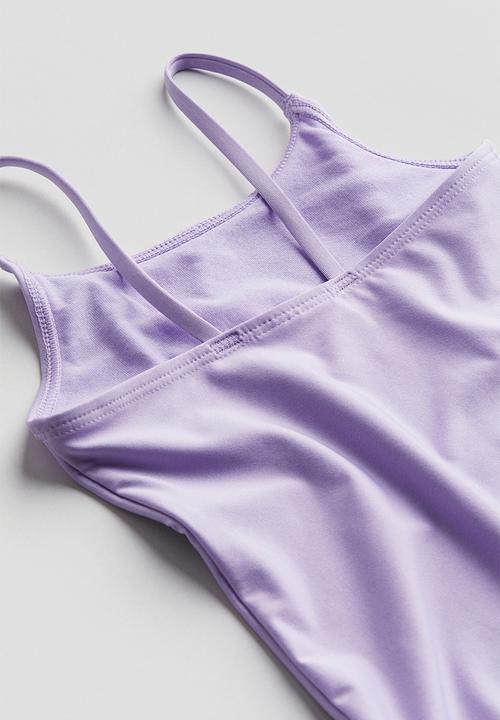 H&M - Patterned swimsuit - light purple