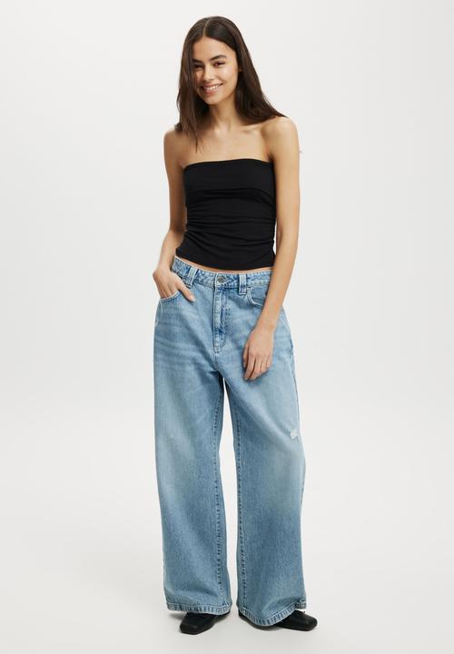 Cotton On - Rhi Gathered Tube - Black