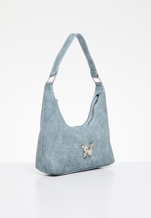 Superbalist - Rosa denim shoulder bag - blue