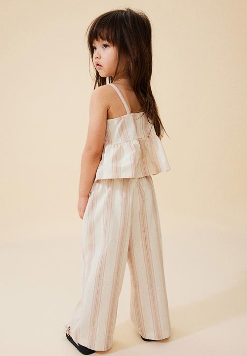 H&M - 2-Piece set - cream & striped