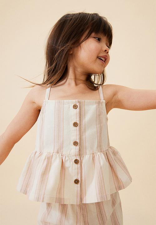 H&M - 2-Piece set - cream & striped