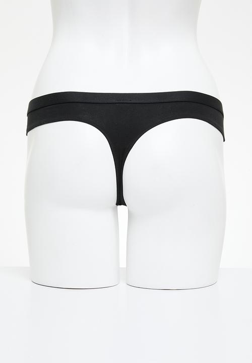 Tommy Hilfiger - 3P CLASSIC THONG - black