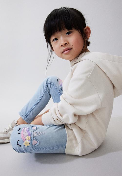 H&M - Jeggings - light denim blue unicorn