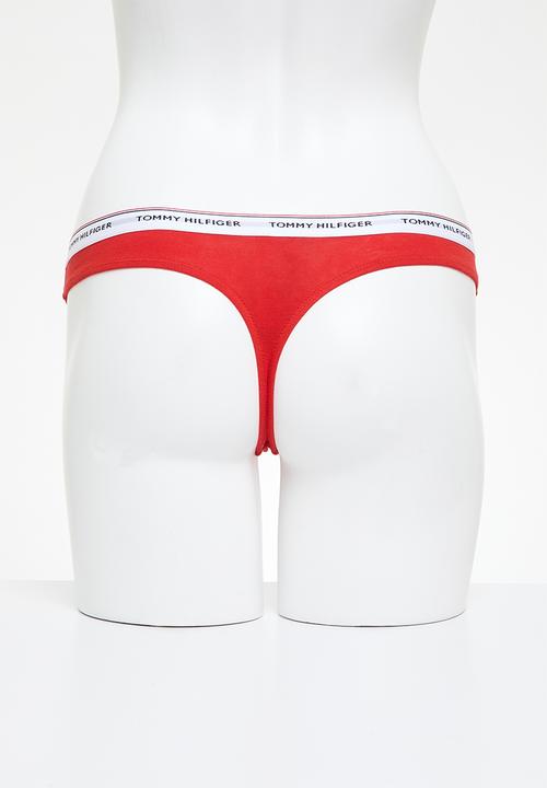 Tommy Hilfiger - 3 pack thong - red/blue/lavender