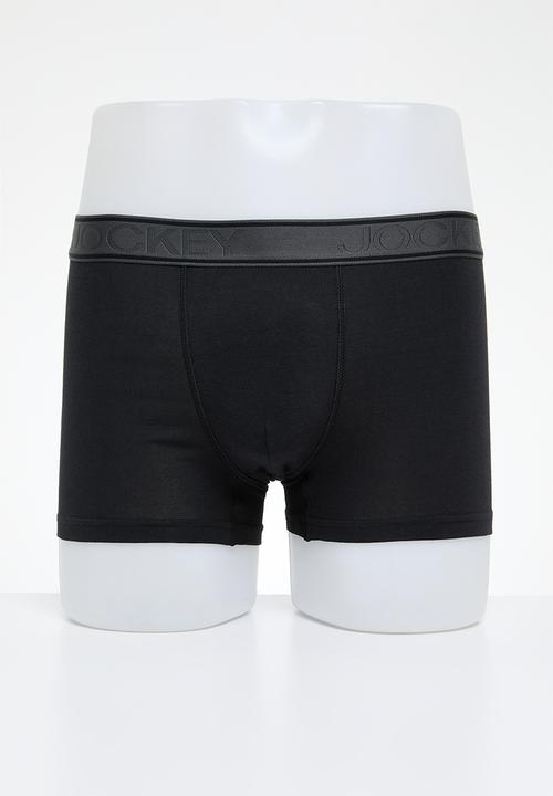 Jockey - U-pouch short leg trunk 2 pack - black