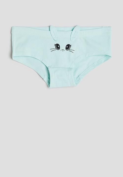 H&M - 5 pack hipster briefs - turquoise spotted 